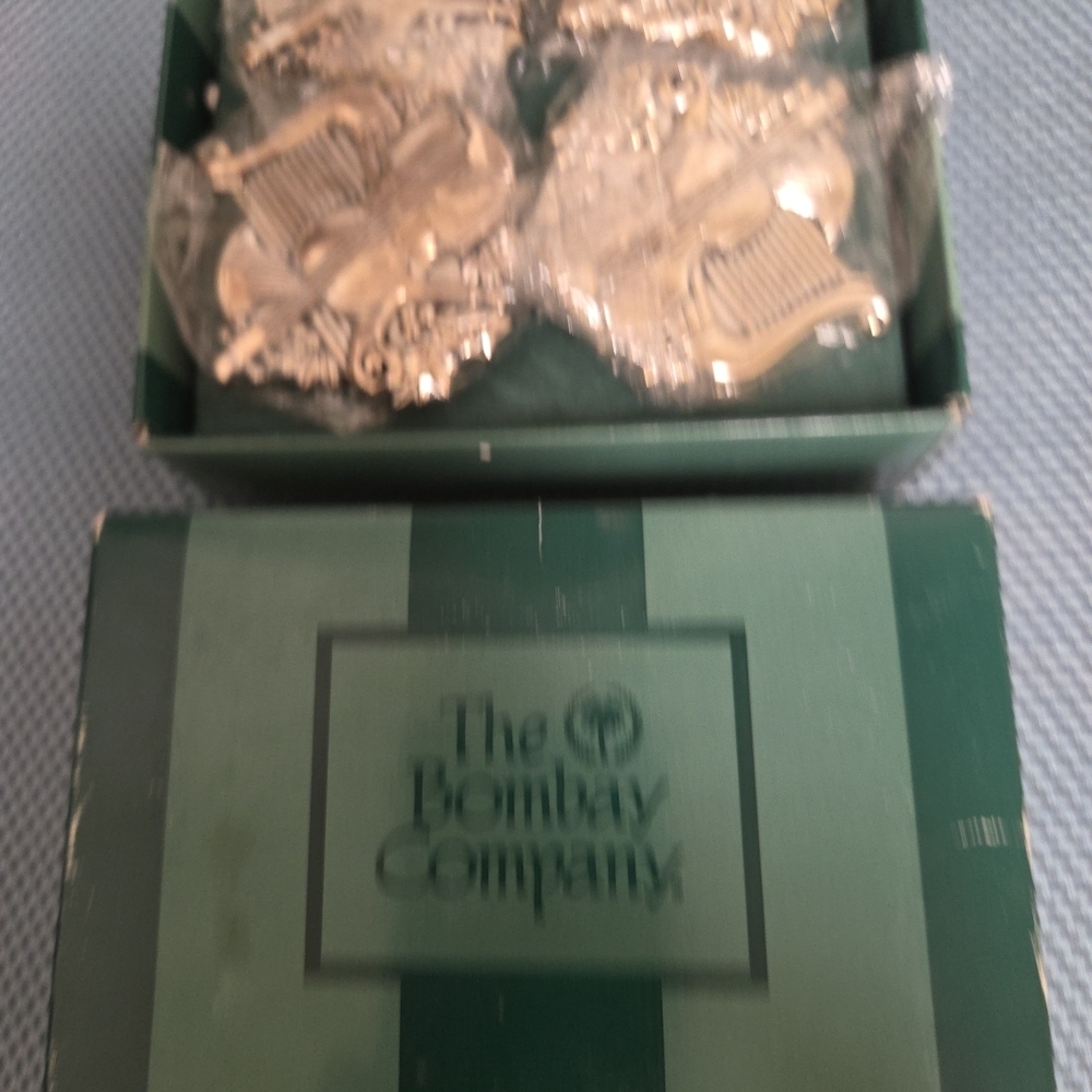 The Bombay Company Silver Serveware Set
